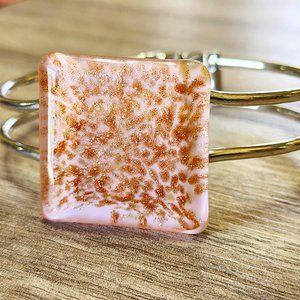 Glass decor bracelet